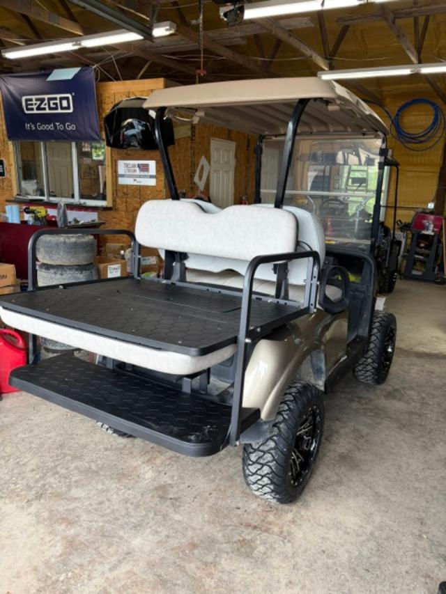 2021 instock 7/15/2026 EZGO ALMOND COLORED RXV ELITE LITHIUM LIFTED 4 PASS. CART W/ FACTORY LITHIUM BATTERY WARRANTY GOOD TILL SUMMER 2029 - Image 4