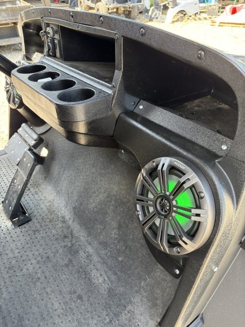 INSTOCK 7/20/26 ALL BLACK 2021 E-Z-GO TXT 48V SHOW ROOM EDITION LOADED OUT !! NEW BATTERIES KICKER STEREO & CUSTOM BLACK OSTRICH BUCKET STYLE SEATS W/ COOLER INSTOCK 7/20/2026 - Image 3