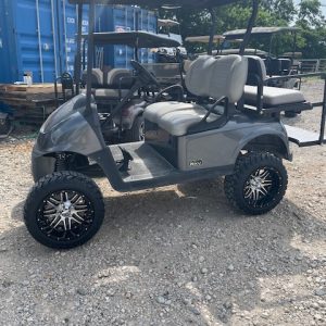 INSTOCK 4/18/2026 LIFTED GRAY 2020 E-Z-GO RXV ELITE FACTORY LITHIUM CART LIFTED 4 PASS W/ BATTERY WARRANTY TILL SUMMER 2028