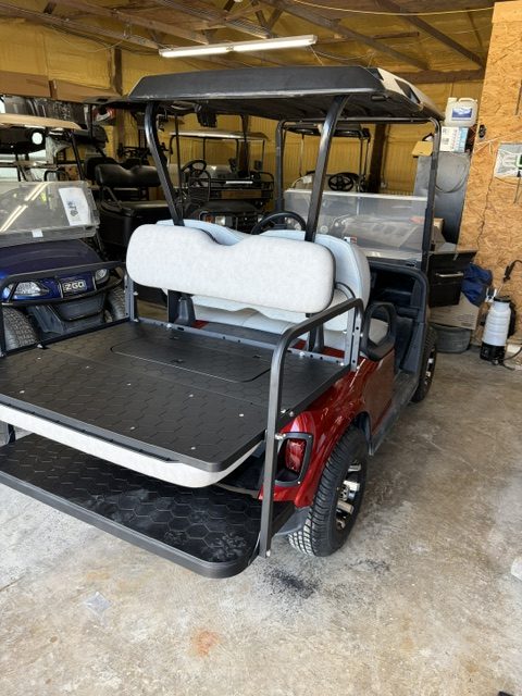 INSTOCK 7/12/26 2023 4 SEATER INFERNO RED EZGO RXV ELITE FACTORY EZGO LITHIUM BATTERY GOLF CAR W/ FACTORY BATTERY WARRANTY GOOD TILL SUMMER 2031 - Image 5