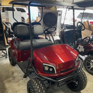 2019 E-Z-GO TXT® SHOW ROOM INFERNO RED CART LOADED OUT  ELITE FACT LITHIUM GOLF CART KICKER STEREO & CUSTOM SEATS W/ COOLER  INSTOCK 11/7//25