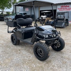 INSTOCK 4/24/26 ALL BLACK 2021 EZGO TXT W/NEW EZGO 4" LIFT KIT , 23" TERRAIN TIRES , BODY & NEW US BATTERIES EZGO  REAR FLIP SEAT / CARGOBED COMBO INSTOCK NOW !!!