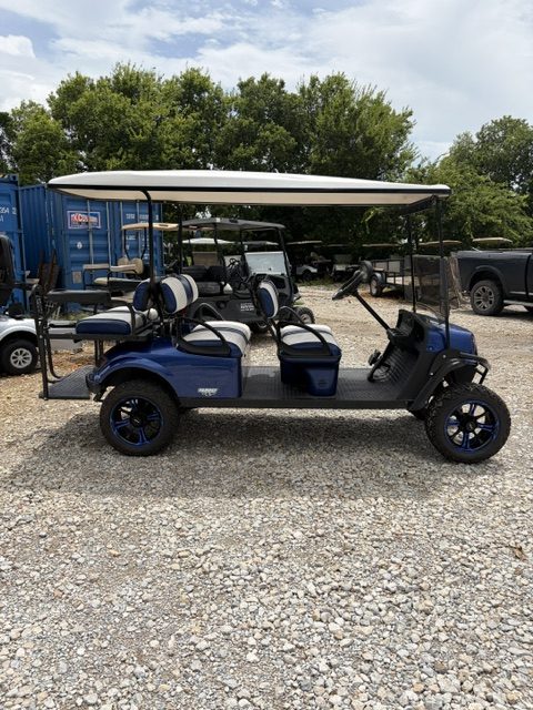 ONE OWNER MINT CONDITION 2018 L6 GAS EZGO GOLF CART 13.5 HP KAWASAKI MOTOR W/ PREMIUM WHEELS LIKE NEW / FRESH SERVICE JUST PERFORMED 1/2 THE COST OF NEW