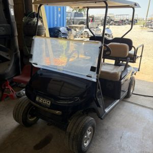DARK BLUE 2013 EZGO TXT GOLF CART NEW US BATTERIES, IT HAS FUNCTIONING LIGHTS AND BATTERY GAUGE. RUNS/ DRIVES GOOD !