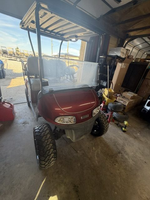 instock 10/21/26 2021 EZGO RXV ELITE LIFTED W/ FACTORY LITHIUM BATTERY WARRANTY TILL SUMMER 2029 , NEW EZGO LIFT KIT 14" WHEELS, 23' TERRAIN TIRES, NEW REAR BODY ,STEERING GEARBOX & FLIPSEAT ALL NEW FROM EZGO - Image 5